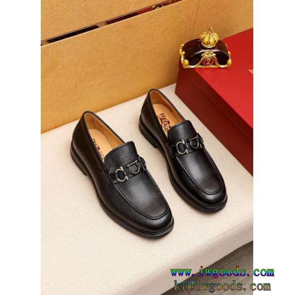 革靴偽物 通販 通勤スタイル幅広い層におすすめFERRAGAMO