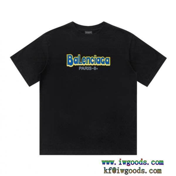バレンシアガBALENCIAGA激安 通販 専門洒落感を演出する！鮮度が手に入るクルーネック半袖Tシャツ
