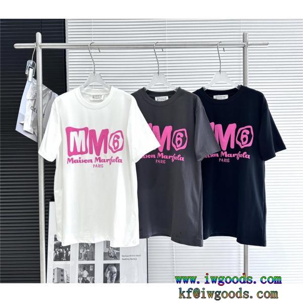 半袖Tシャツ【ユニセックス】海外大人気速達発送MM6ブランド スーパー コピー
