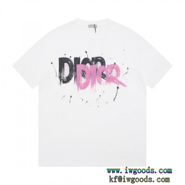 ずっと愛用できる著名人愛用偽 ブランド 通販半袖Tシャツ【ユニセックス】ディオールDIOR