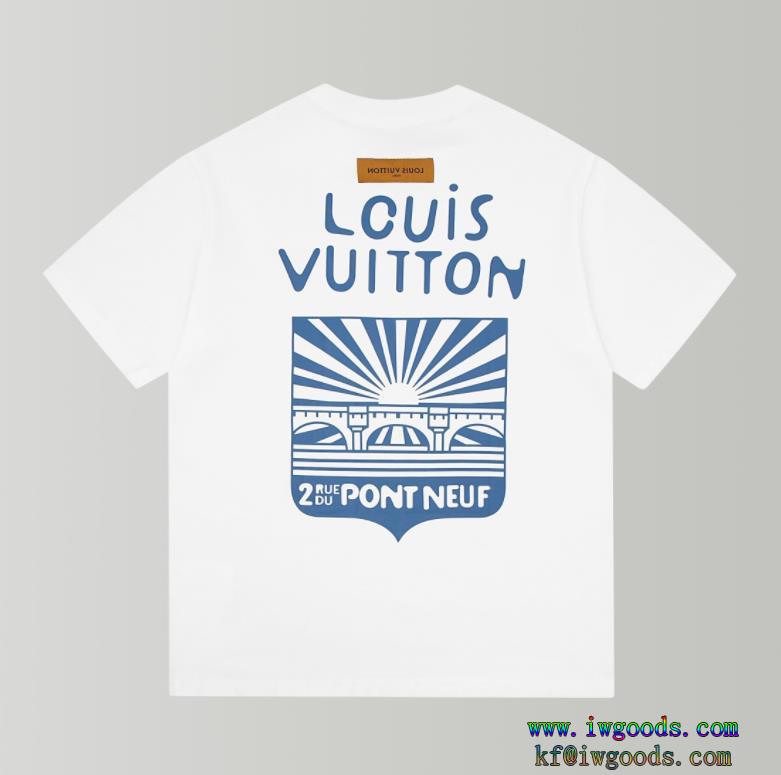 半袖tシャツ(男女兼用)洗練された印象清潔感の高い新品偽物 通販 LOUIS VUITTON