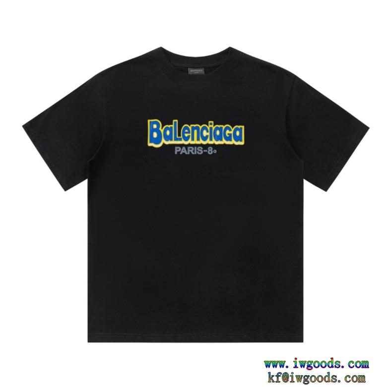 バレンシアガBALENCIAGA激安 通販 専門洒落感を演出する！鮮度が手に入るクルーネック半袖Tシャツ