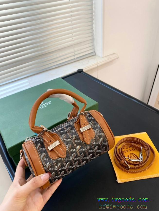 ブランド コピー 安心ボストン枕バッグGoyard（ゴヤール）ロゴが美しいふんわり柔らか