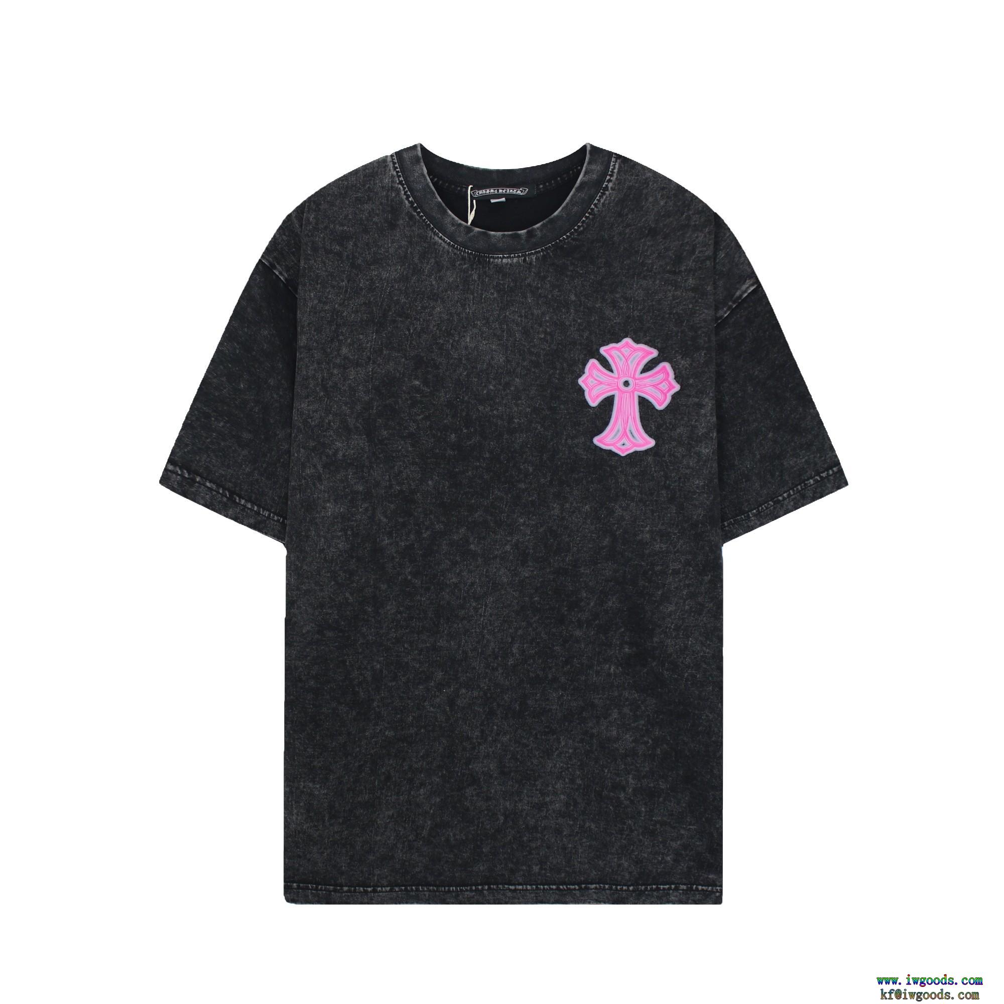 偽 ブランド CHROME HEARTSクロムハーツ気分が上がる憧れブランド最短1週間 日本未発売半袖Tシャツ【ユニセックス】