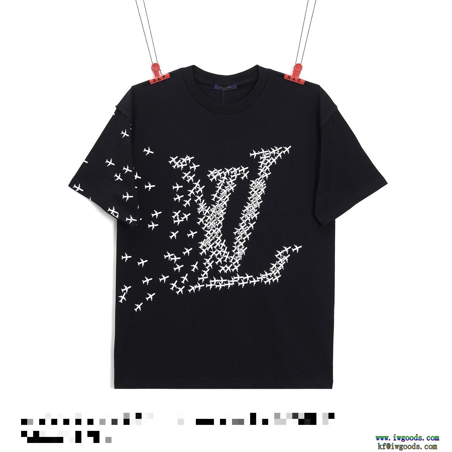 ブランド フェイクルイヴィトンLOUIS VUITTON半袖Tシャツ【ユニセックス】存在感は抜群累積売上額第1位獲得