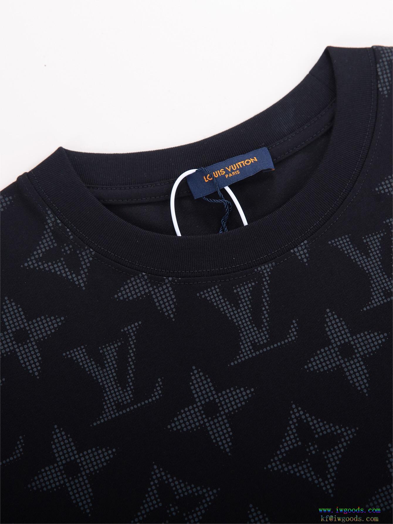 ルイヴィトンLOUIS VUITTONコピー ブランド 通販半袖tシャツ【ユニセックス】一気にトレンド感満載な着こなし通年使えるアイテム