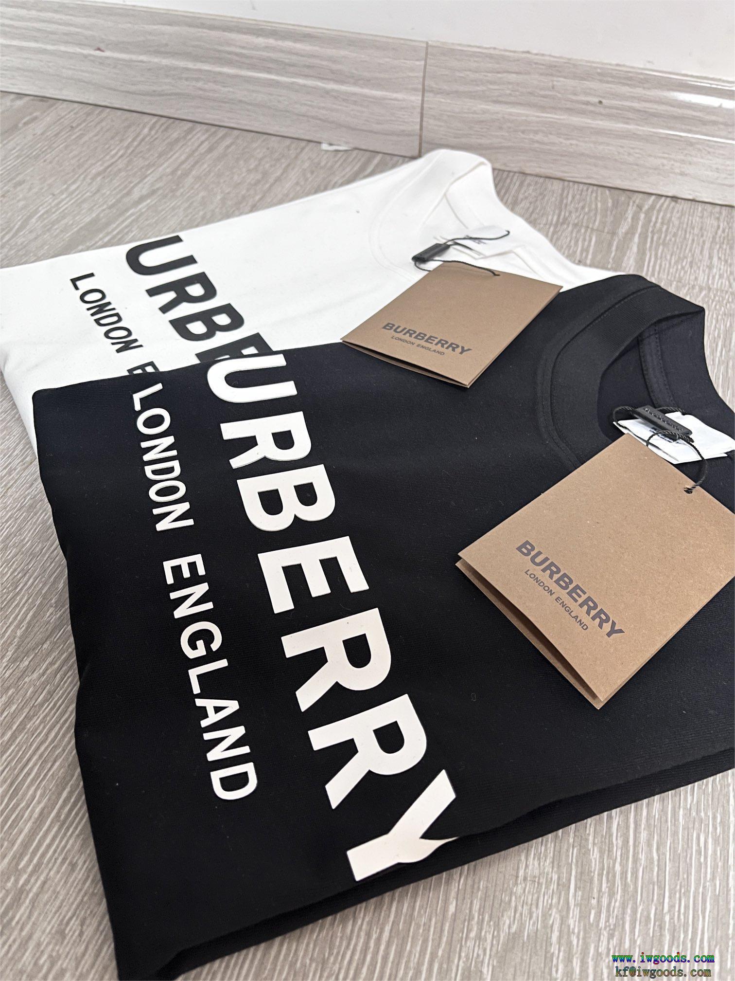 偽物 ブランドお得なアイテム今季のベスト新作バーバリーBURBERRY半袖Tシャツ