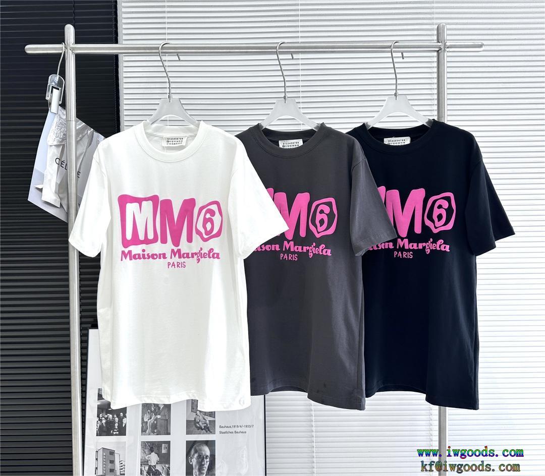 半袖Tシャツ【ユニセックス】海外大人気速達発送MM6ブランド スーパー コピー