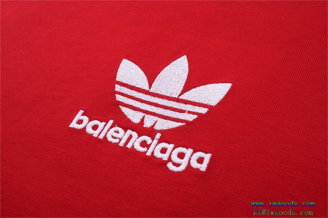 コピー ブランド 通販 安心BALENCIAGA x Adidas半袖Tシャツ【ユニセックス】最新2024最安に挑戦