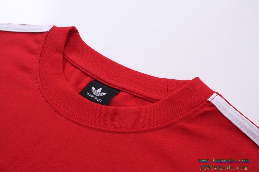 コピー ブランド 通販 安心BALENCIAGA x Adidas半袖Tシャツ【ユニセックス】最新2024最安に挑戦