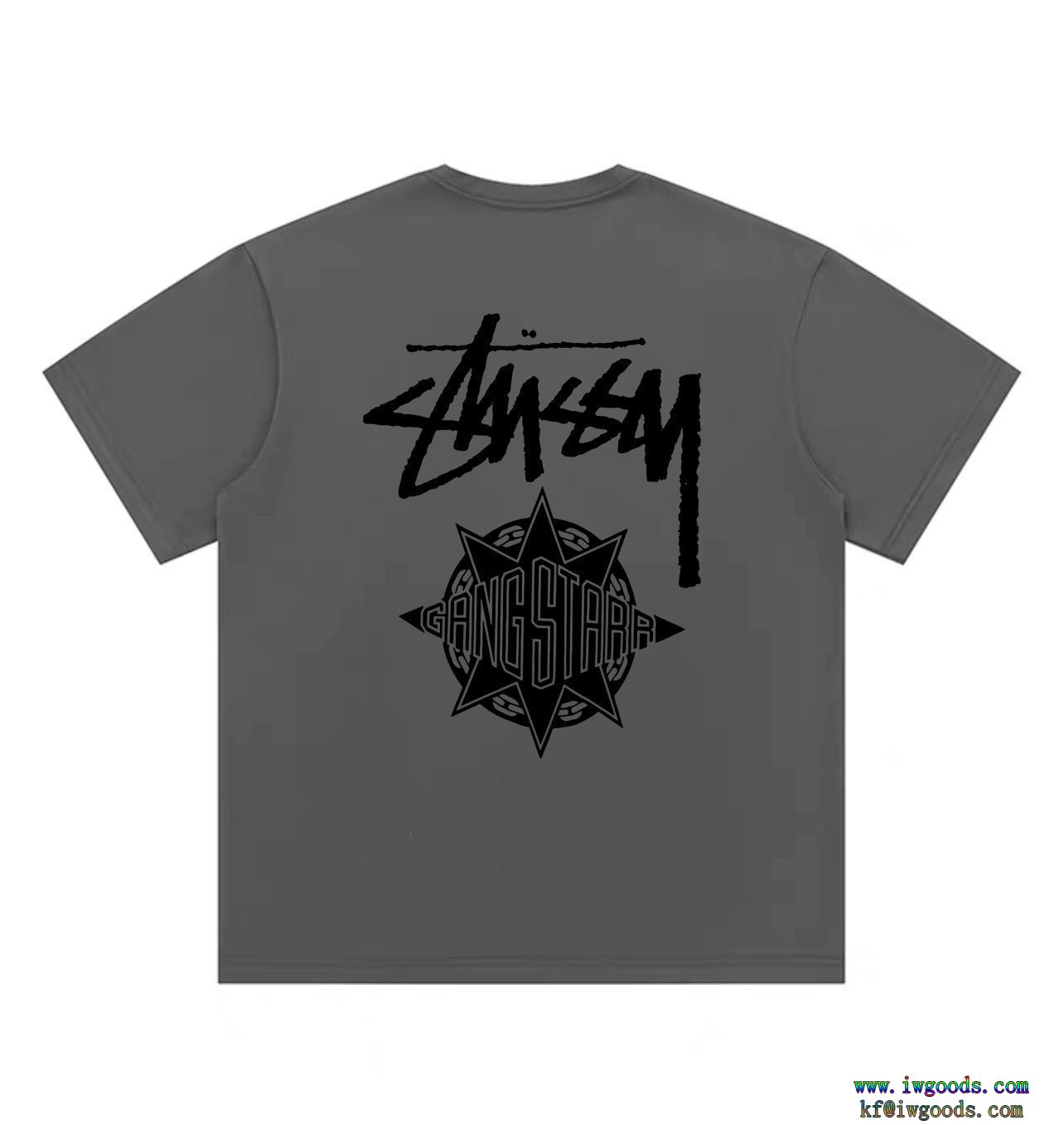 ステューシー STUSSY半袖Tシャツ【ユニセックス】ブランド スーパー コピー夏らしい爽やかさ2024☆韓国の人気