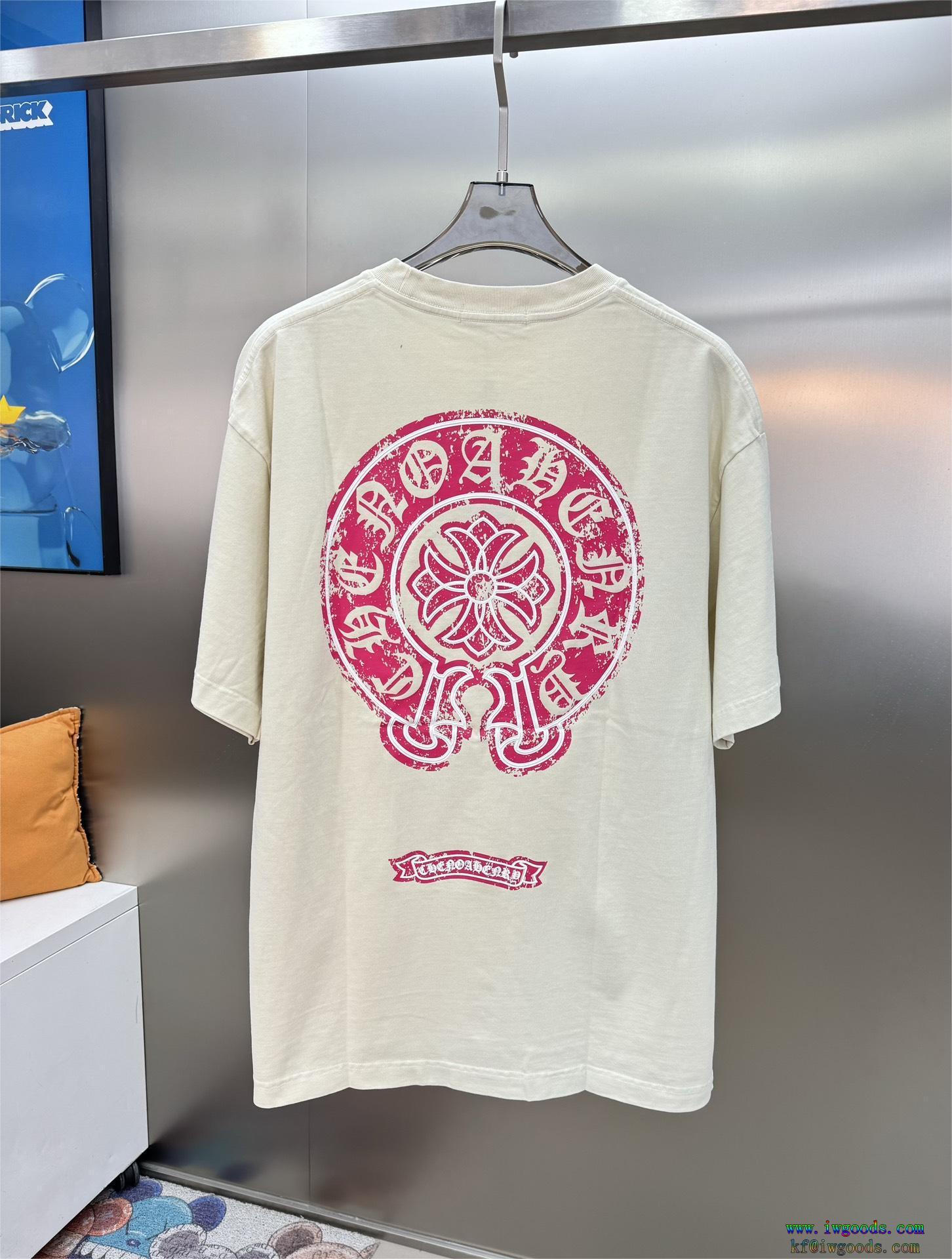 CHROME HEARTSクロムハーツスーパー コピー 品24SS新作 カジュアルコーデに最新サイズで可愛い過ぎ半袖Tシャツ【ユニセックス】