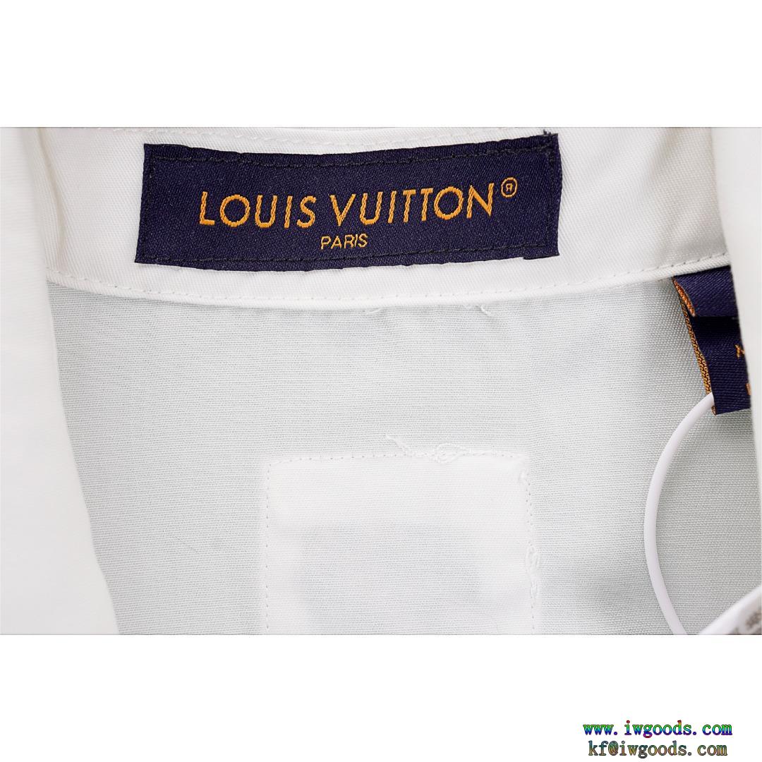 最新で完売確実大人で素敵スーパー コピー ブランド 通販半袖シャツ【ユニセックス】ルイヴィトンLOUIS VUITTON