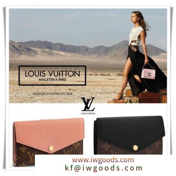 大人気★Louis VUITTON 偽ブランド(ルイヴィトン コピー商品 通販) ２つ折りモノグラム長財布 iwgoods.com:kd06u8