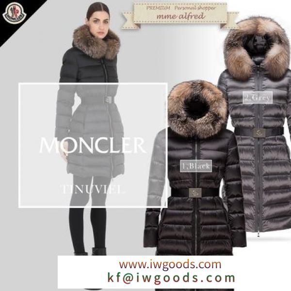 MONCLER スーパーコピー 代引/モンクレール スーパーコピー★TINUVIEL ファー付きロングダウンコート iwgoods.com:k1tpip