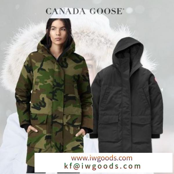 CANADA Goose 偽ブランド Canmore Parka / Classic Camo / Black / ダウン iwgoods.com:pgaf31