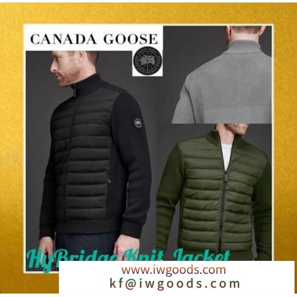 CANADAGoose コピー品★Black LabelニットXダウン軽ジャケットHyBridge iwgoods.com:i16d9j