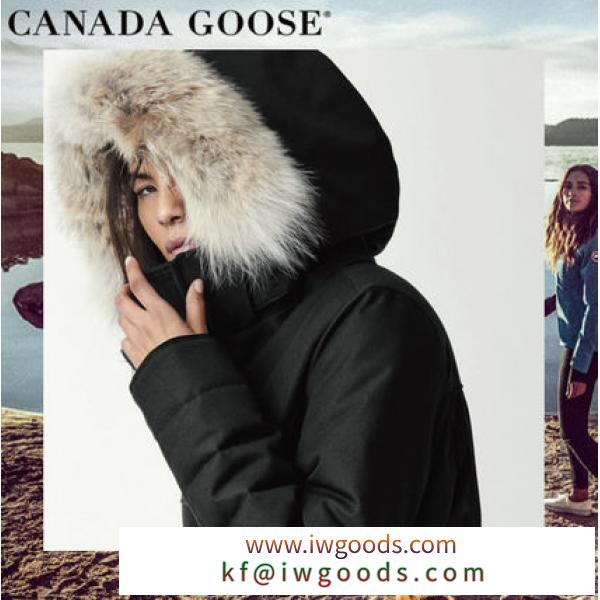 ☆ CANADA Goose 偽ブランド Elrose ファートリム パーカーコート iwgoods.com:4kyri9