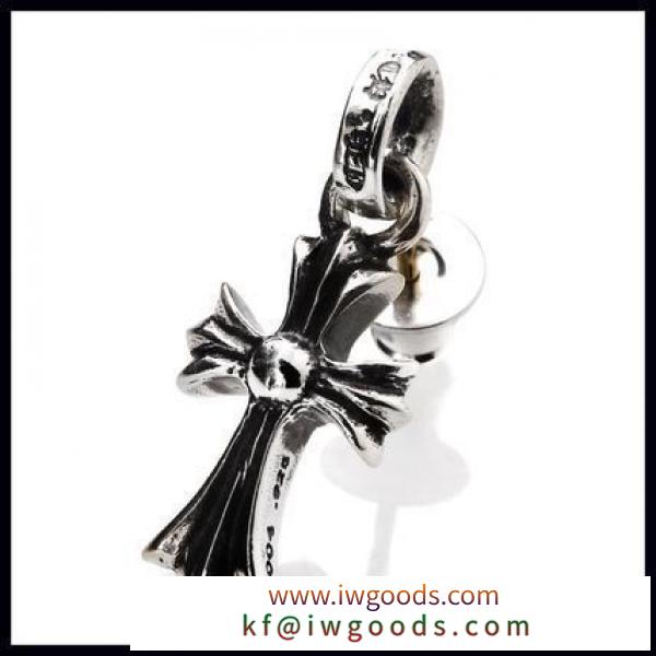 CHROME HEARTS ブランド 偽物 通販 クロムハーツ コピー品☆クロス ベビーファット ピアス iwgoods.com:k8b8zn