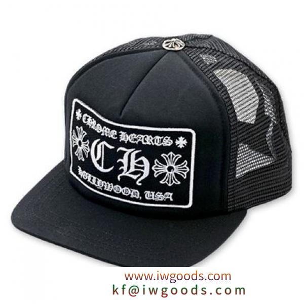 ☆CHROME HEARTS 激安スーパーコピー☆ クロムハーツ コピー商品 通販 トラッカー キャップ ブラック iwgoods.com:dxuh5l