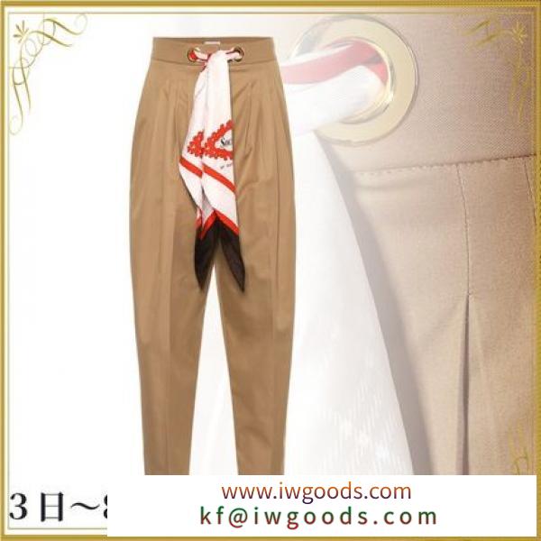 関税込◆Scarf cotton high-rise pants iwgoods.com:2xuf9b