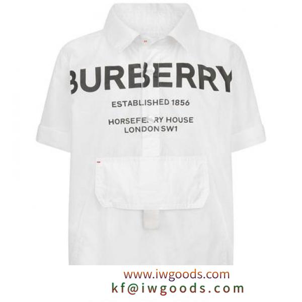 2019SS大人も着れるBURBERRY ブランドコピー商品ロゴVelcroシャツ(-14Y) iwgoods.com:fhjqs5