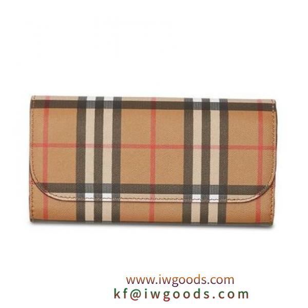 【関税負担】 BURBERRY ブランドコピー通販 VINTAGE CHECK WALLET iwgoods.com:eyltu8