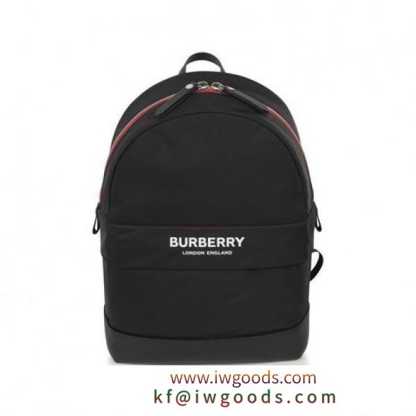 国内より発送 BURBERRY コピーブランド BLACK NYLON NICO BACKPACK iwgoods.com:9407rs