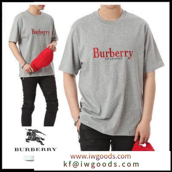 (バーバリー ブランドコピー コピーブランド コピーブランド) BURBERRY スーパーコピー 代引 LOGO COTTON T-SHIRT 8007829 iwgoods.com:hpmn68