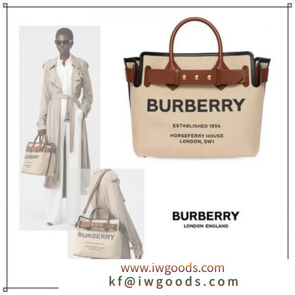 《BURBERRY 激安コピー》ミディアムキャンバスベルトバッグ/バーバリー 偽ブランド ブランドコピー通販 コピー品 iwgoods.com:5cowna