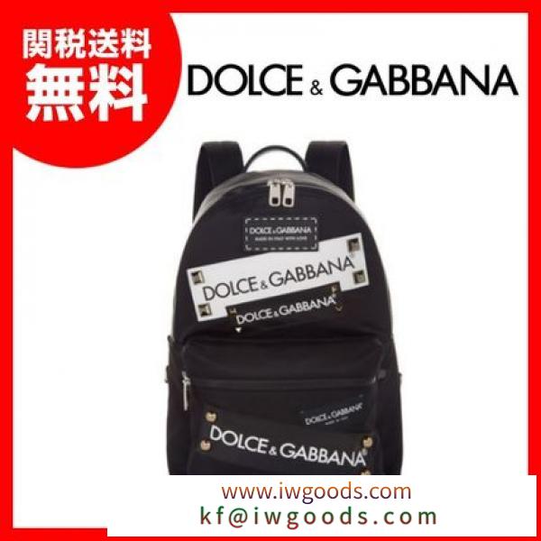 【DOLCE&amp;Gabbana スーパーコピー】ロゴ バックパック★関税送料込 iwgoods.com:lne42o