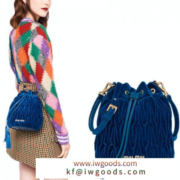 MM721 VELVET MATELASSE BUCKET BAG iwgoods.com:1z0ssa