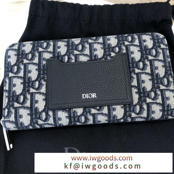 【DIOR ブランド コピー】19SS “DIOR ブランド コピー OBLIQUE” オーガナイザー 長財布 (Black) iwgoods.com:c93rnj