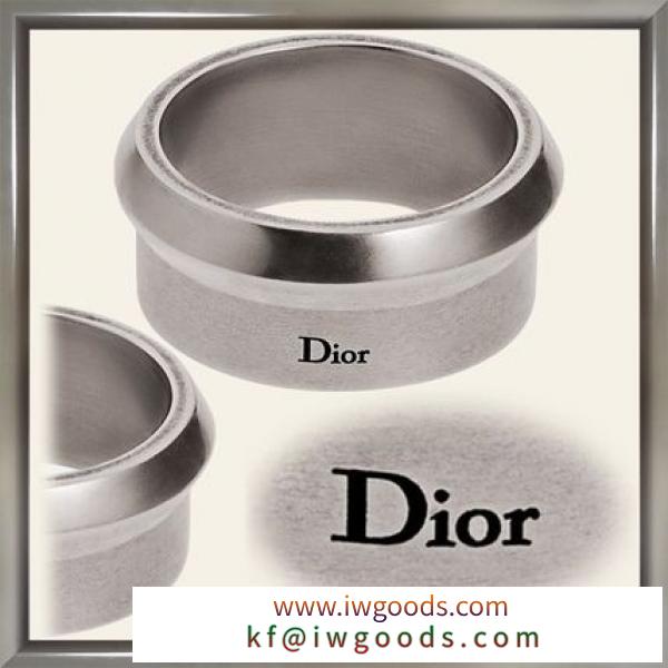 【ディオール スーパーコピー 代引】メンズ ヴィンテージシルバーリング DIOR ブランドコピー刻印 iwgoods.com:rks0d4