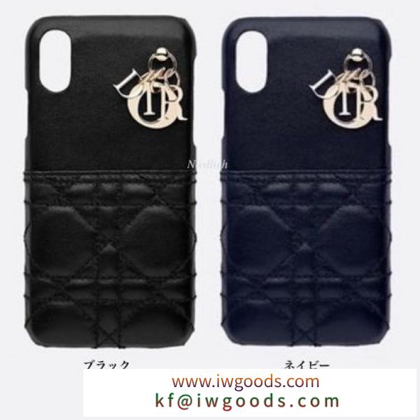 ☆DIOR ブランド コピー☆“Lady DIOR ブランド コピー” チャーム付き♪iPhone Xケース＊2色 iwgoods.com:11in2y