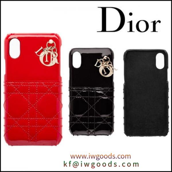 DIOR コピーブランド(ディオール ブランドコピー)★ カーフスキン LADY DIOR コピーブランド IPHONE X用ケース iwgoods.com:nqsld0