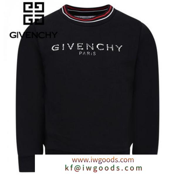 19ss▼GIVENCHY ブランド コピー▼ロゴスウェットBlack/6~12y大人OK♪【関税込】 iwgoods.com:e9jmqe