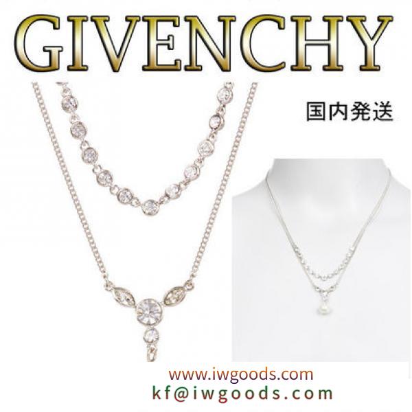 【国内発送】GIVENCHY 偽ブランドクリスタルxパールネックレス iwgoods.com:rtvncw