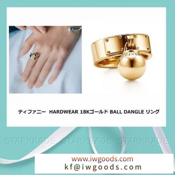 [コピー商品 通販 Tiffany] ティファニー ブランド コピー HARDWEAR 18K Gold Ball Dangle リング iwgoods.com:4vz1tt