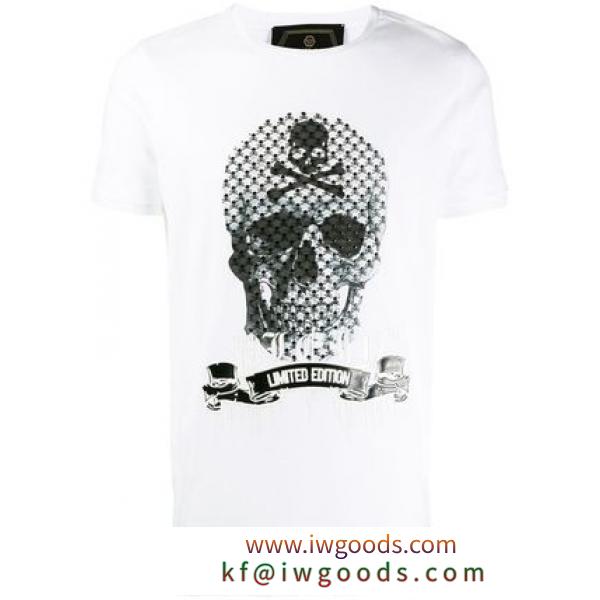 ∞∞PHILIPP PLEIN コピー品∞∞ スカル プリント Tシャツ iwgoods.com:f33vpg