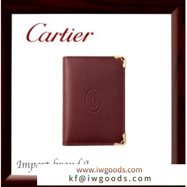 【CARTIER ブランドコピー通販】MUST DE CARTIER ブランドコピー通販 SMALL LEATHER カードホルダー iwgoods.com:a8kv8i