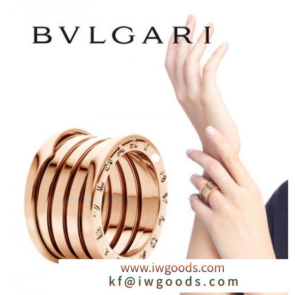 【BVLGARI 偽ブランド】ビーゼロワン　１８Kピンクゴールドリング iwgoods.com:ufyq83