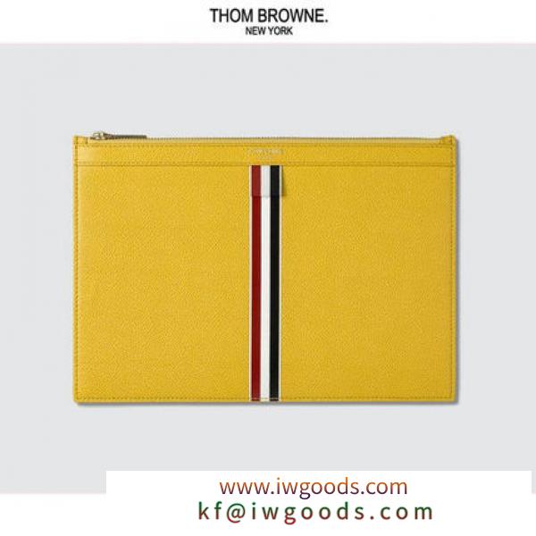 [THOM BROWNE ブランドコピー通販] レザータブレットクラッチ (送料関税込) iwgoods.com:ckjz0g