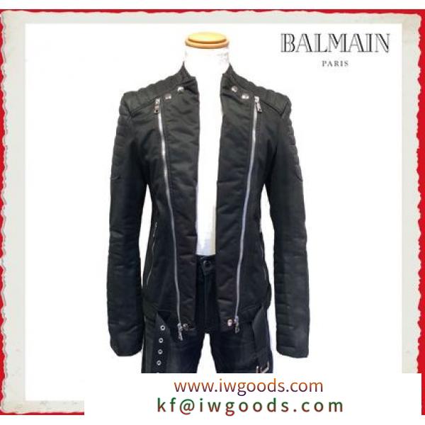 ★大特価★BALMAIN スーパーコピー 代引 バイカージャケット コーティングコットン iwgoods.com:feeqcv