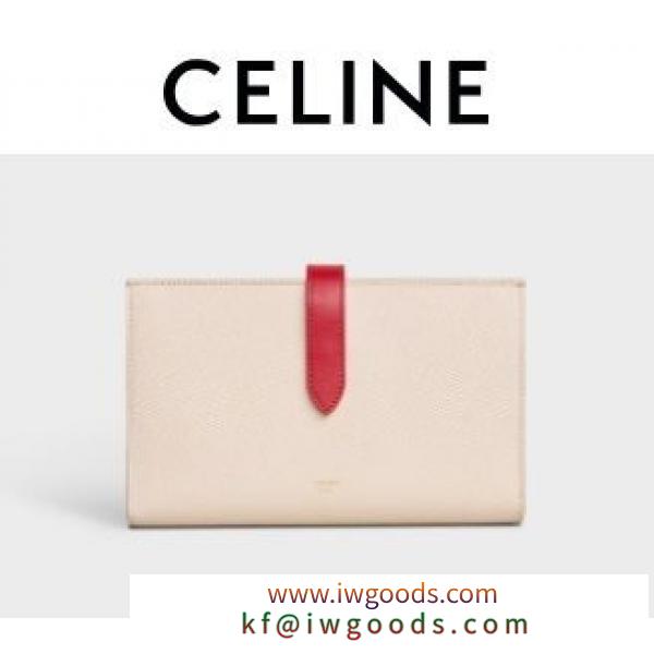 CELINE 偽ブランド☆ラージ ストラップウォレット / グレインドカーフスキン iwgoods.com:mdo2up