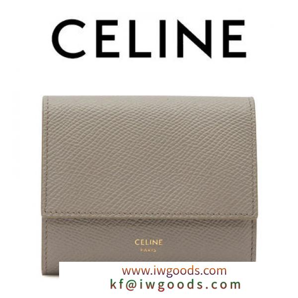 CELINE ブランド コピー☆SMALL TRIFOLD WALLET 折りたたみ 財布 / pebble iwgoods.com:nhgxbl