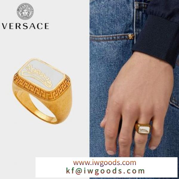 【VERSACE コピーブランド】チームロゴエナメルリング iwgoods.com:k2sbxh