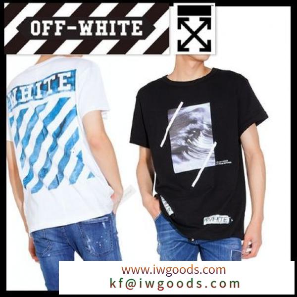 イベント/関税込★Off-White 偽ブランド オフホワイト 激安スーパーコピー★WAVES T-SHIRT★2色 iwgoods.com:zewtsv