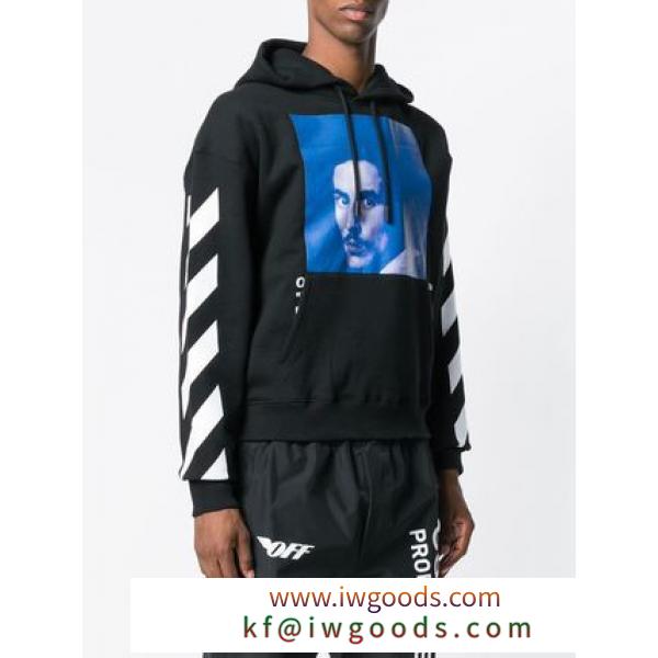 《 OFF-White ブランドコピー商品 》DIAG BERNINI OVER HOODIE フーディ パーカー 黒 iwgoods.com:7ypr02