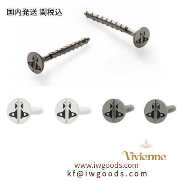 Vivienne WESTWOOD コピー品★SCREW EARRINGS ネジ スクリューピアス 両耳 iwgoods.com:sccriu